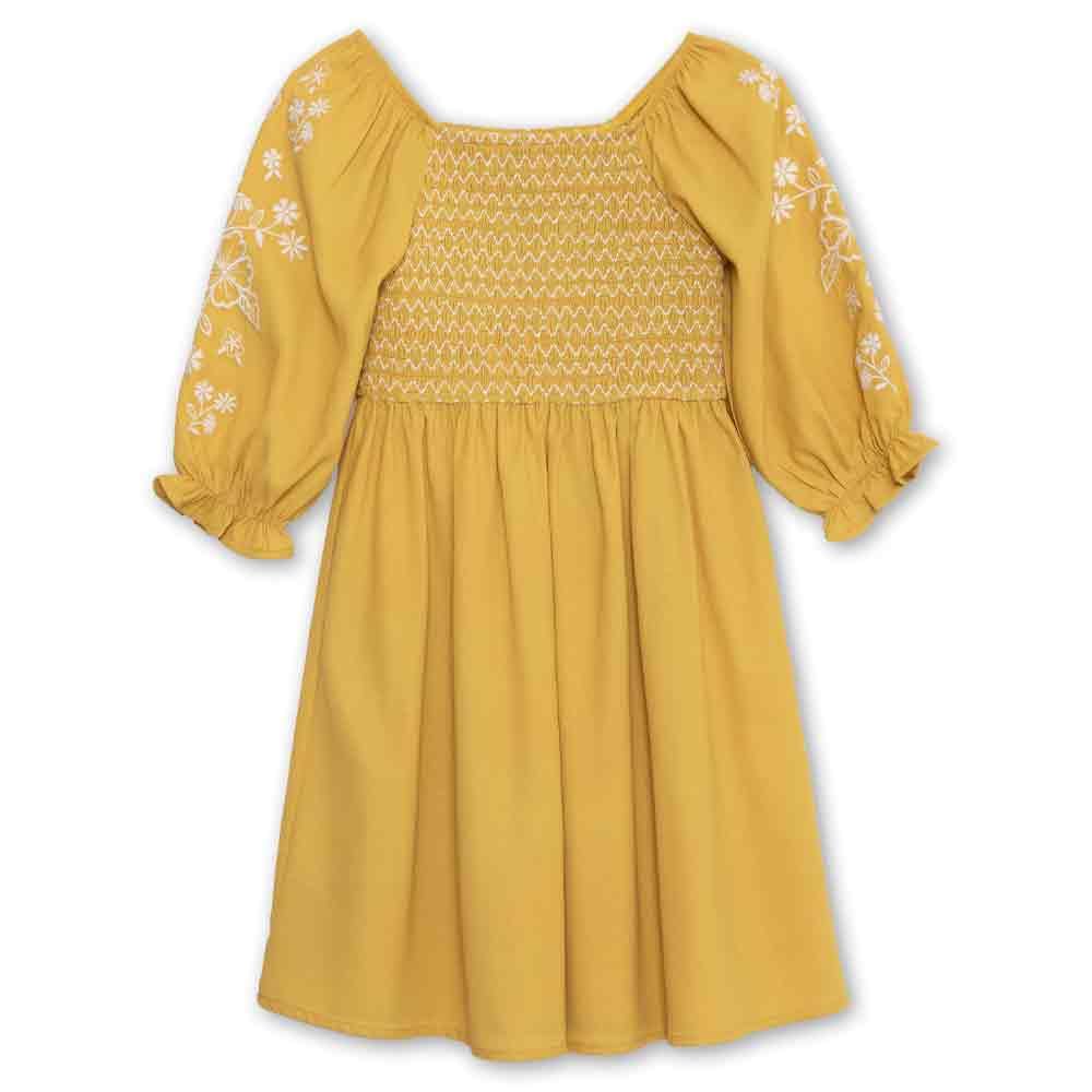 Speechless Girls' Embroidered 3/4 Sleeve Dress for Birthday Parties and Daily Wear
| Speechless Girls' Comfortable Embr
