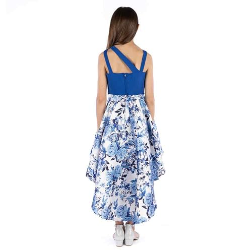 Speechless Girls' Sleeveless High Low Maxi Party Dress for Special Occasions Highlighting Elegant Flow & Comfort Size M