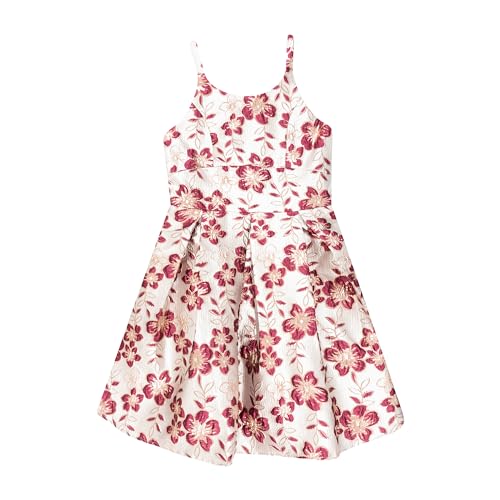 Speechless Girls' Sleeveless Jacquard Party Dress for Formal Occasions with Elegant Design and Multiple Patterns Availab
