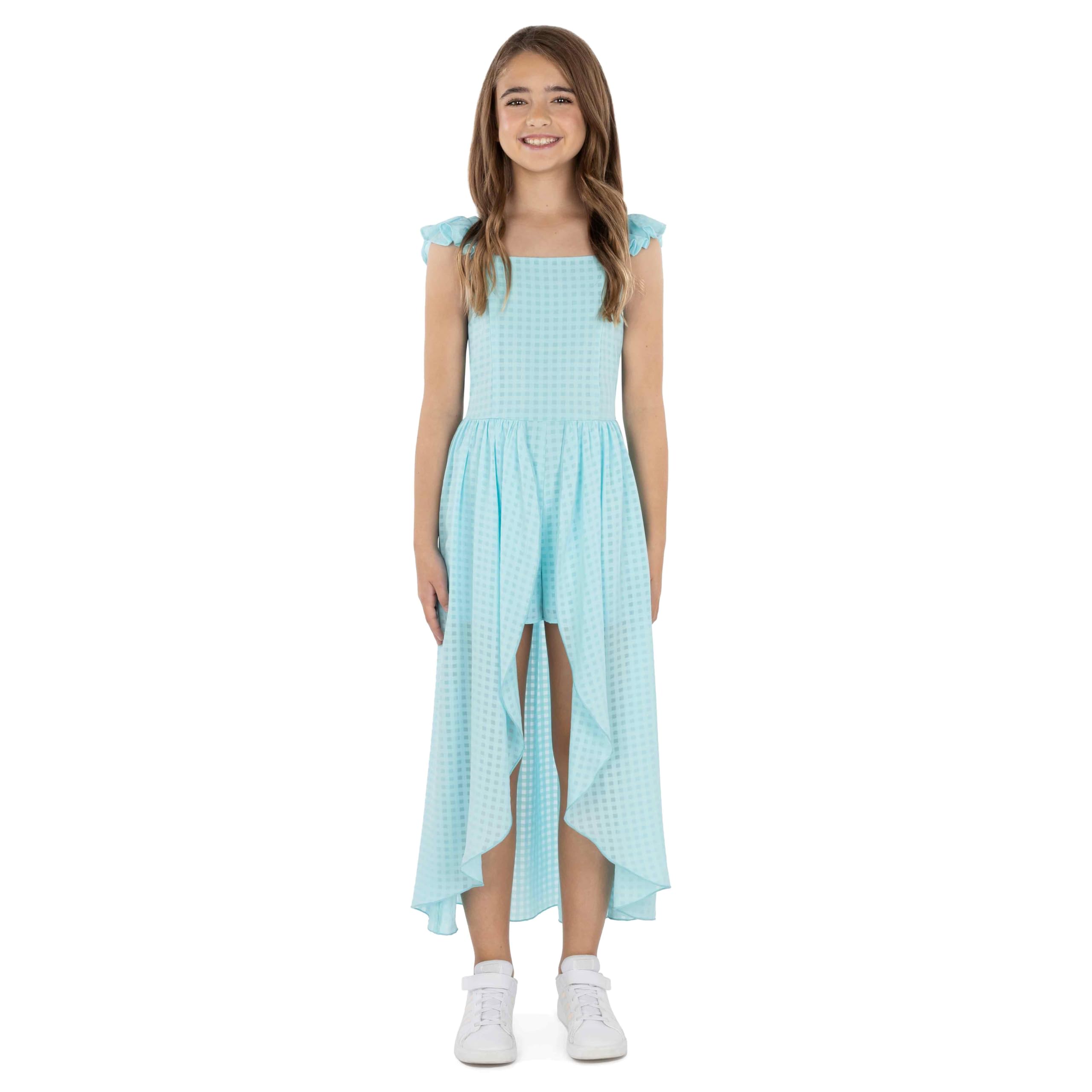 Speechless Girls' Ruffled Sleeve Walk Through Maxi Party Dress for Special Occasions
| Speechless Girls' Ruffled Sleeve